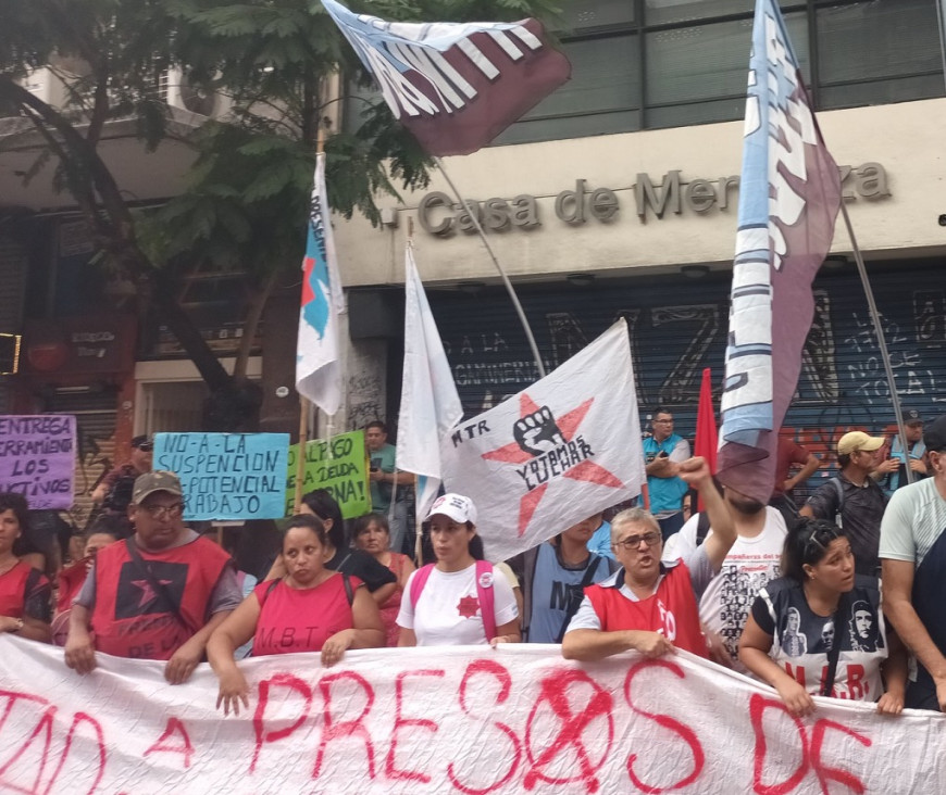 imagen Referente del Polo Obrero vino a Mendoza a reclamar la liberación de dirigentes 