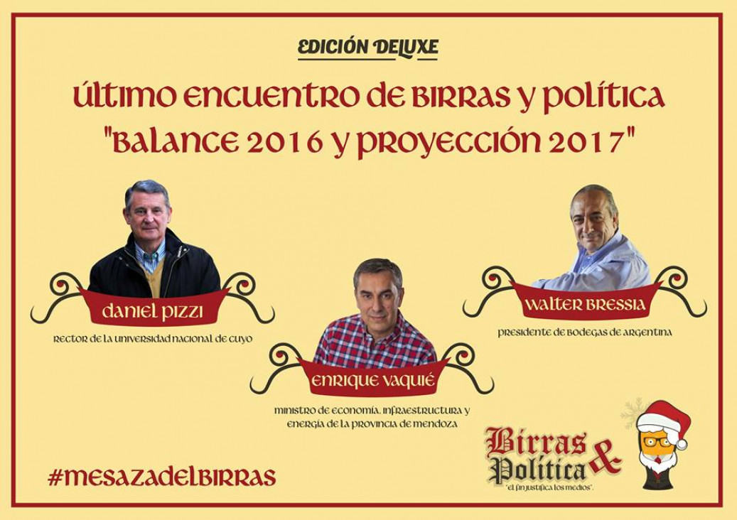 imagen Último "Birras y Política" del año 