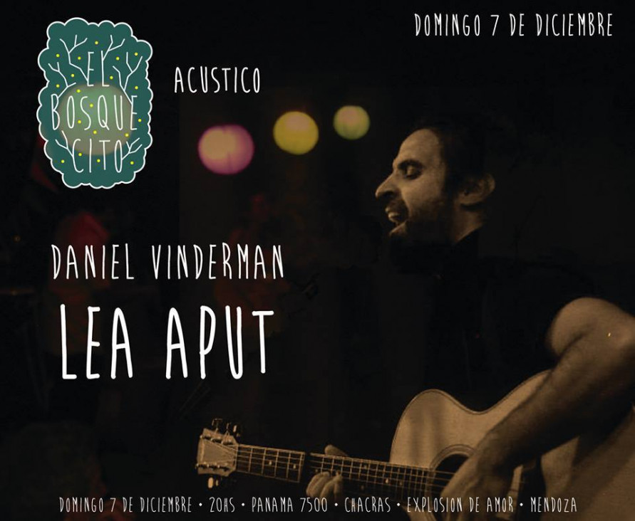 imagen Lea Aput se presenta este domingo en Mendoza