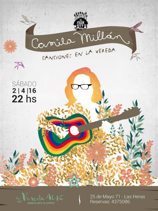imagen Camila Millán: canciones en La Vereda