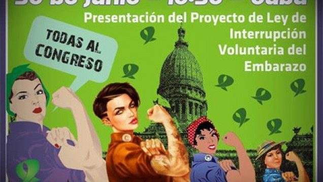 imagen Presentan mañana el Sexto Proyecto de Ley de Interrupción Voluntaria de Embarazo en Diputados