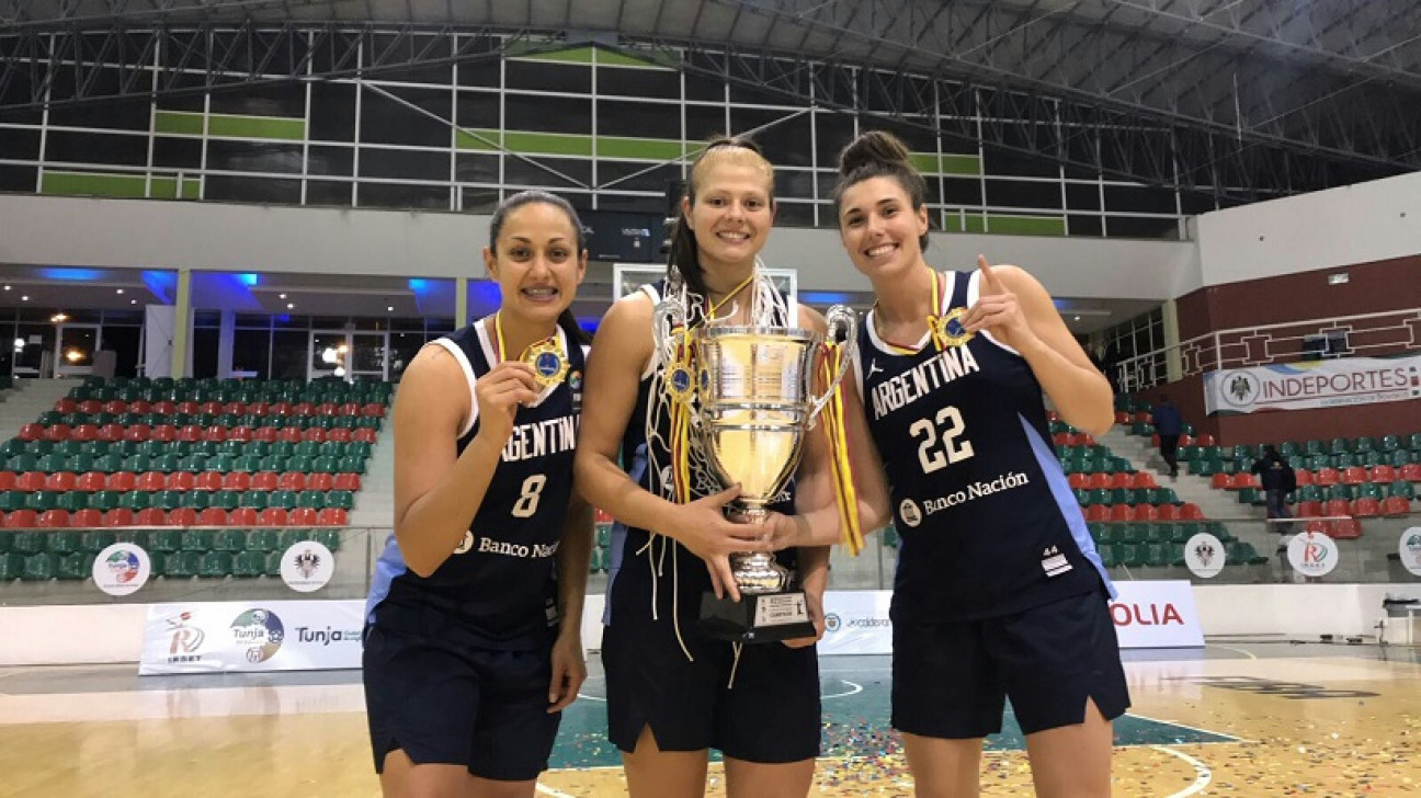 imagen Las chicas de básquet nacional, las mejores de Sudamérica