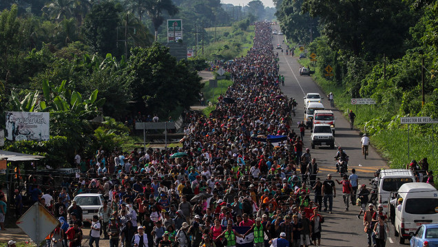 imagen La caravana migrante, cada vez más cerca de llegar a Estados Unidos