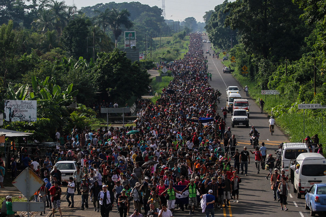 imagen La caravana migrante, cada vez más cerca de llegar a Estados Unidos