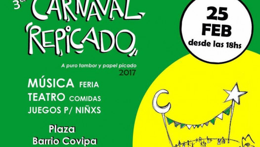 imagen Se viene la tercera edición del Carnaval Repicado en el barrio Covipa