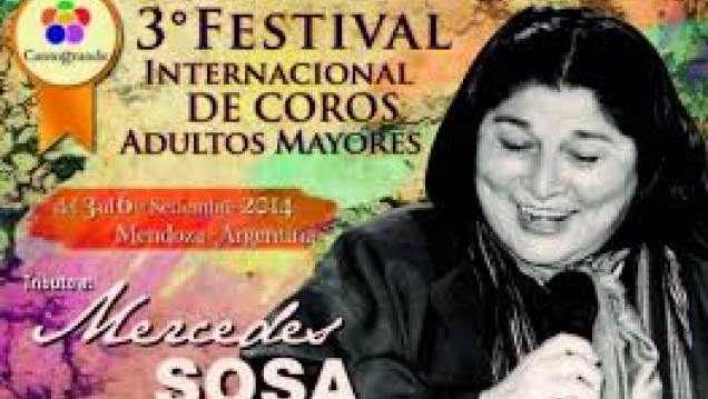 imagen El "CANTOGRANDE" en homenaje a Mercedes Sosa