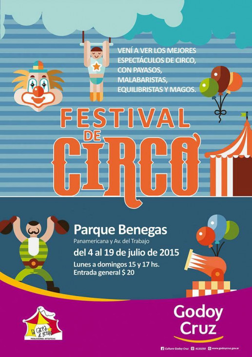 imagen Gran carpa circense en el Parque Benegas de Godoy Cruz
