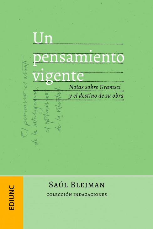 imagen La vigencia de Gramsci revisada en el último libro de Saúl Blejman