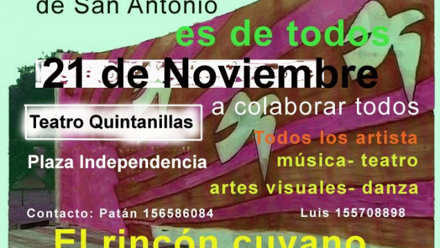 imagen El rincón cuyano "no se arruga" para el Encuentro Nacional Cultural de San Antonio de Arredondo