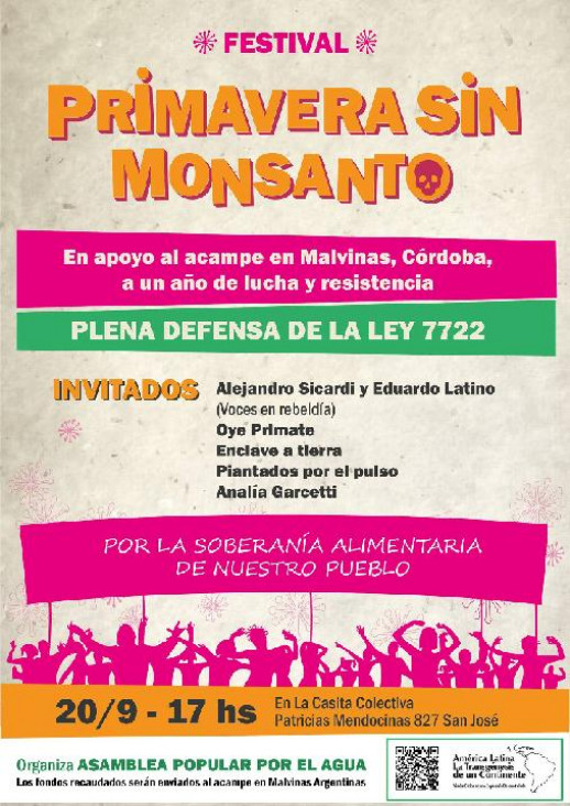 imagen Vivamos una "Primavera sin Monsanto"