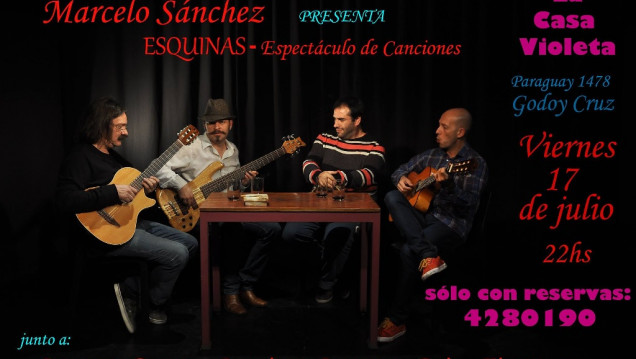 imagen Esquinas de canciones en La Casa Violeta