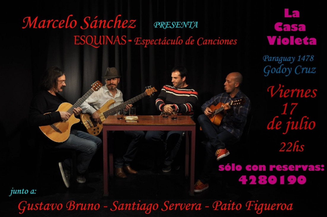 imagen Esquinas de canciones en La Casa Violeta
