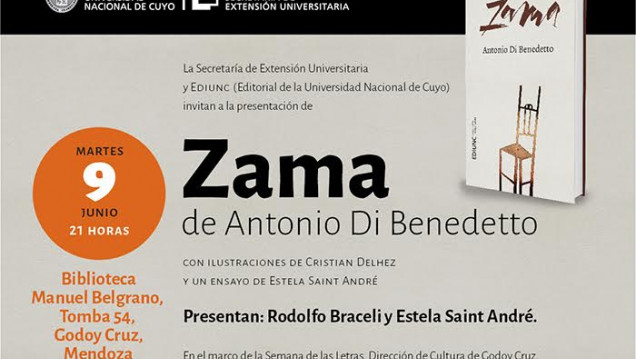 imagen Braceli: "Zama es una extraordinaria novela del habla castellana"