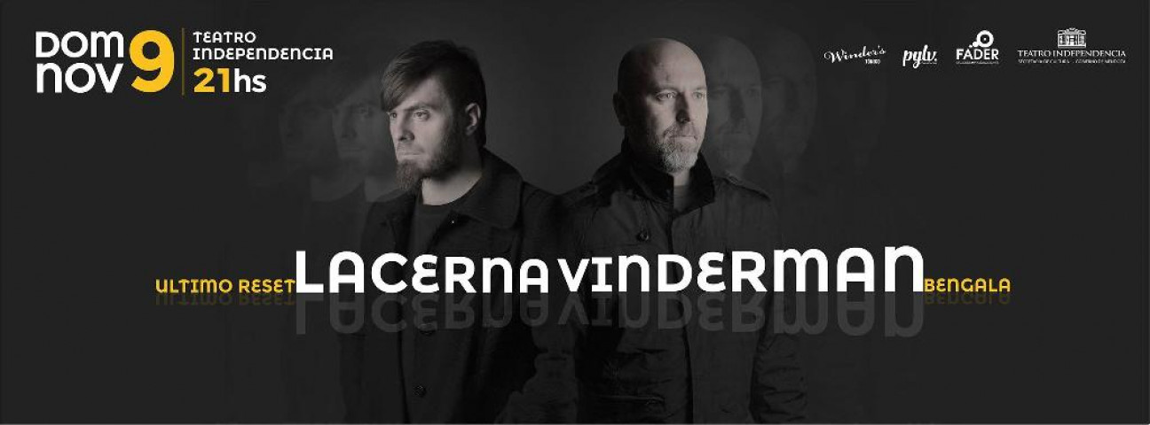 imagen Lacerna - Vinderman, presentación por partida doble en el Teatro Independencia