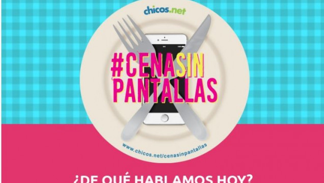 imagen "Cena sin pantallas", una iniciativa para que los chicos conversen en la mesa