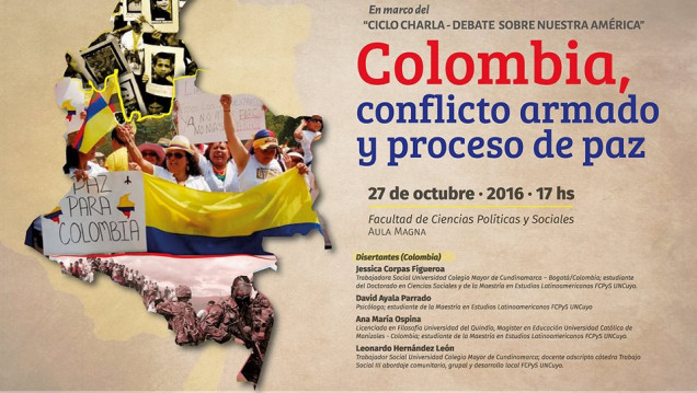 imagen Charla abierta "Colombia, conflicto armado y proceso de paz"