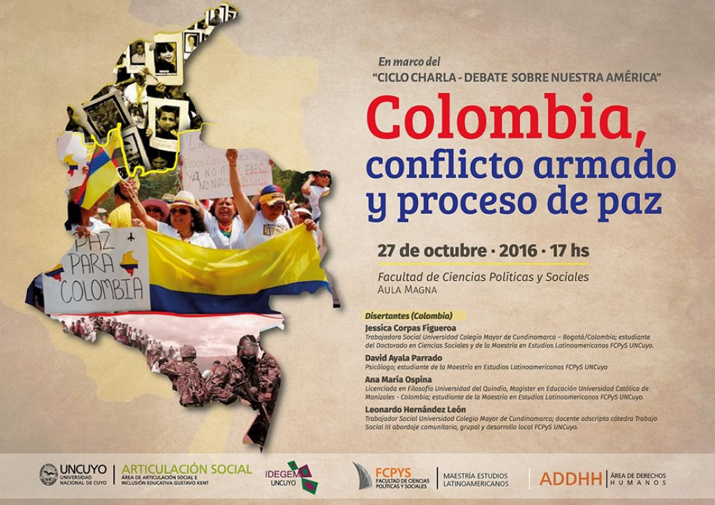 imagen Charla abierta "Colombia, conflicto armado y proceso de paz"
