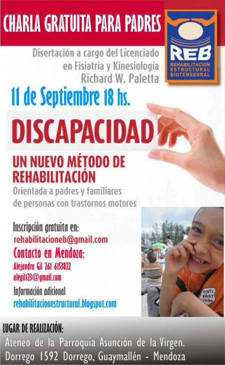 imagen Comienza en Mendoza un novedoso curso para rehabilitar chicos con parálisis cerebral