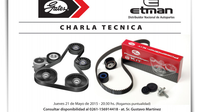 imagen Organiza Etman y Gates una Charla técnica libre y gratuita