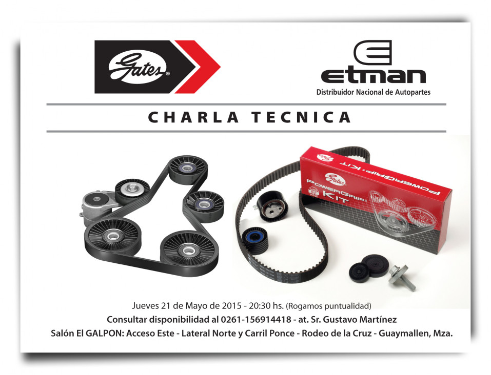 imagen Organiza Etman y Gates una Charla técnica libre y gratuita