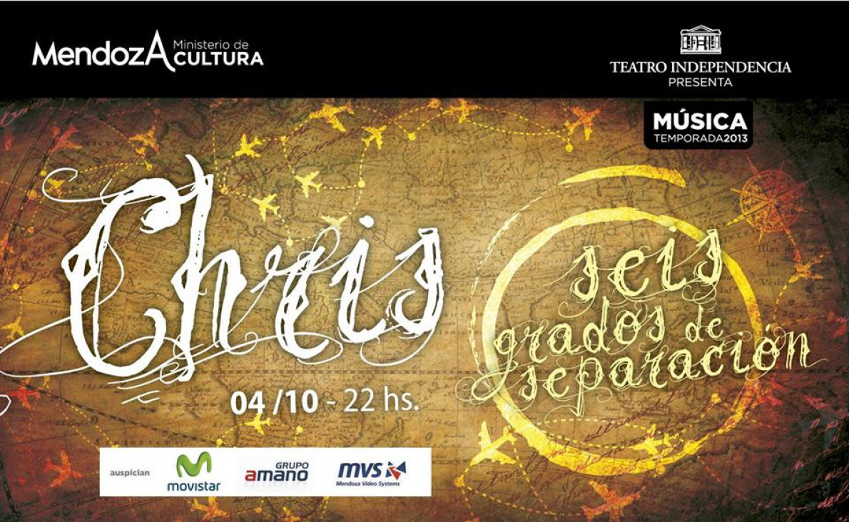 imagen Chris y sus "Seis grados de separación", en concierto