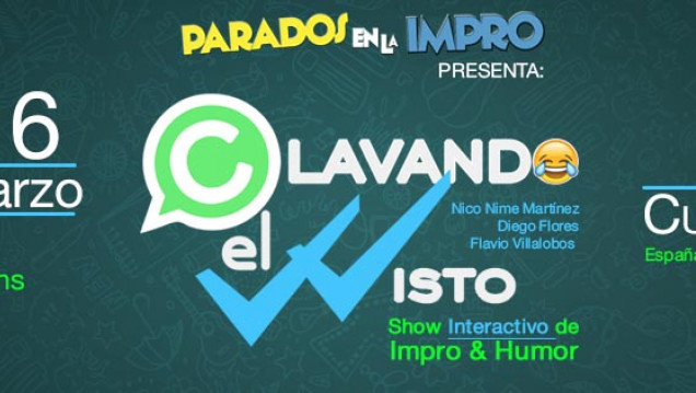imagen Clavando el visto, improvisación y humor en línea