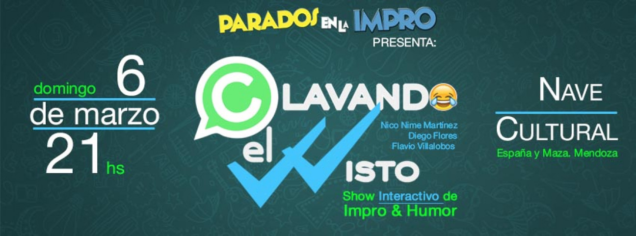 imagen Clavando el visto, improvisación y humor en línea
