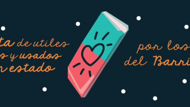 imagen Colecta de útiles para estudiantes del Barrio Flores