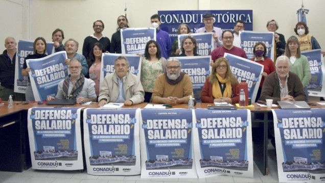 imagen La Conadu Histórica llamó a un paro segmentado de 48 horas para discutir una mejora salarial 