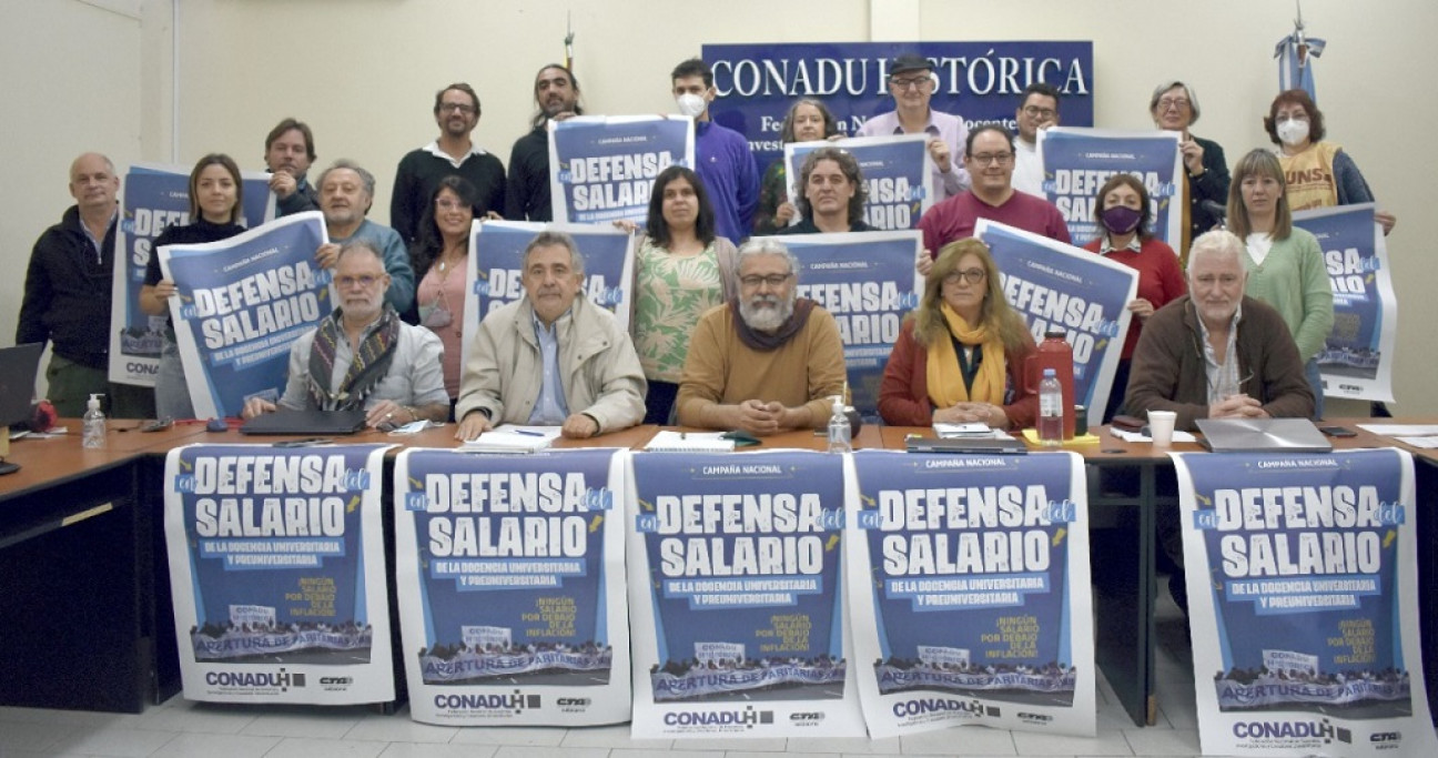 imagen La Conadu Histórica llamó a un paro segmentado de 48 horas para discutir una mejora salarial 