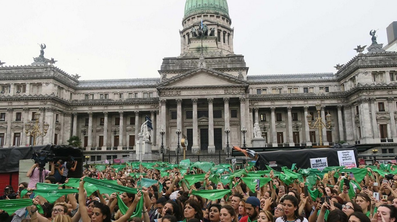 imagen Comienza el debate por el aborto legal en el Senado 
