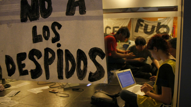 imagen Investigadores precarizados tomaron el Ministerio de Ciencia y Técnica
