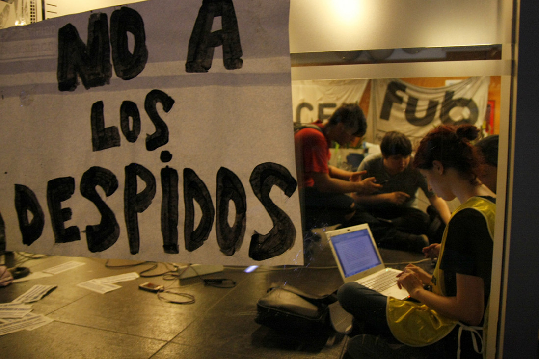 imagen Investigadores precarizados tomaron el Ministerio de Ciencia y Técnica