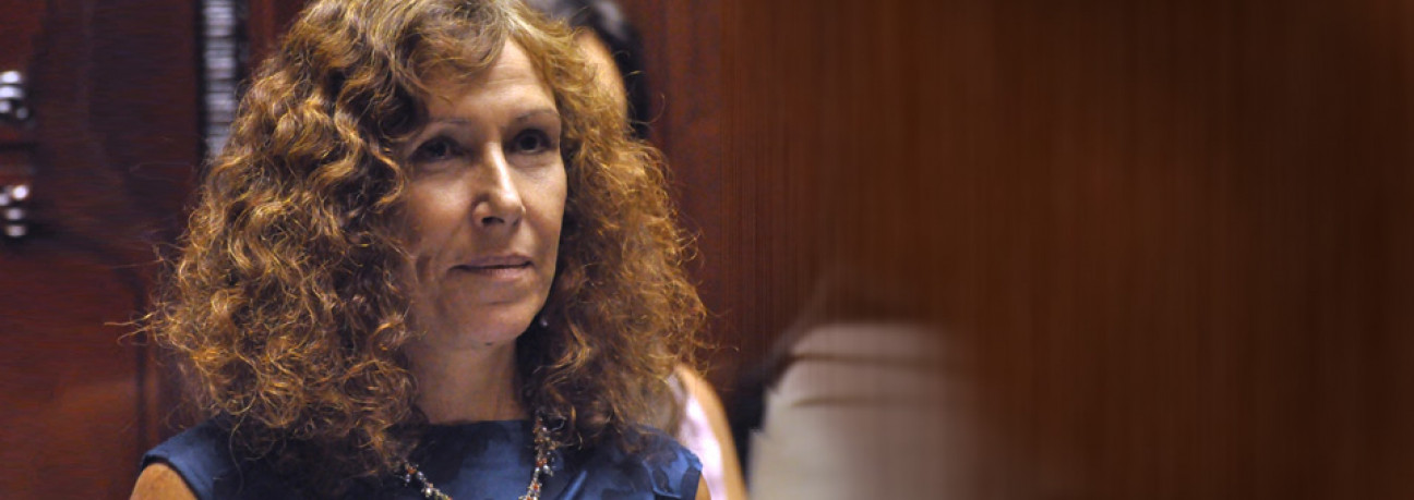 imagen Constanza Moreira en la UNCuyo