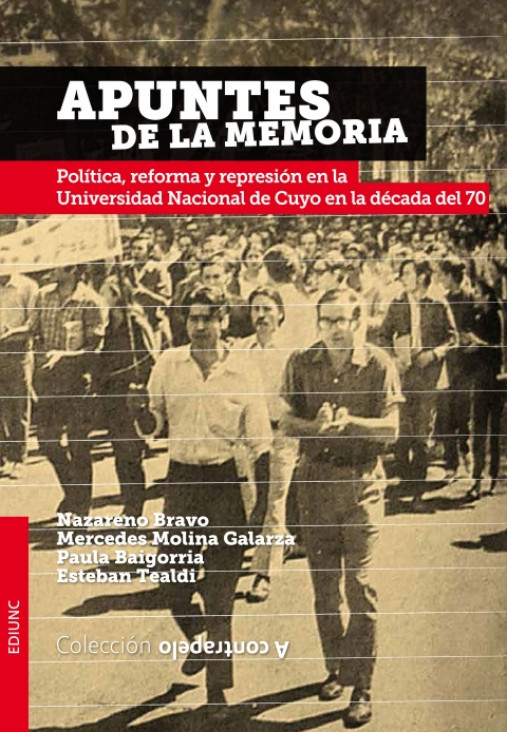 imagen Memoria, represión y Universidad en el nuevo libro de la EDIUNC