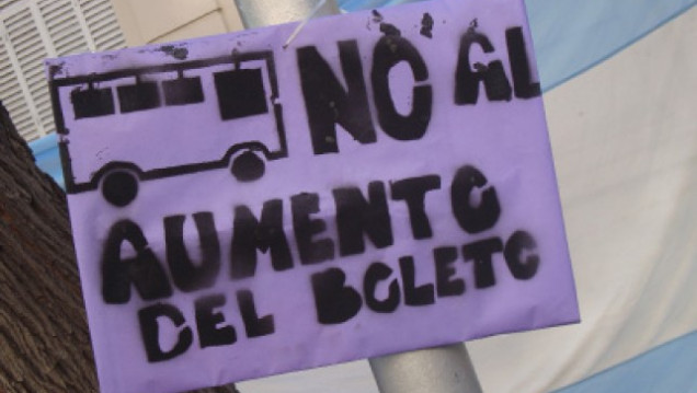 imagen Aumento del boleto: el FIT convoca a una concentración para hoy a las 19, en Peatonal y San Martín
