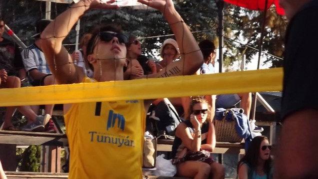 imagen El voley lleva la playa al Valle de Uco