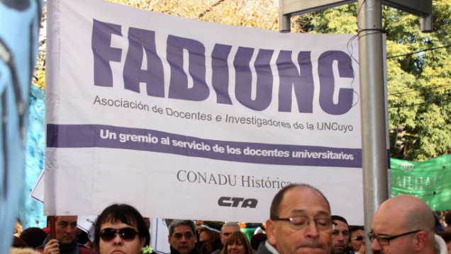 imagen Paro docente en la UNCUYO: El rectorado decidió descontar los días no trabajados