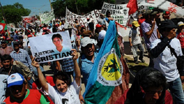 imagen Lucha campesina: el 4 de noviembre comienza el juicio por el asesinato de Cristian Ferreyra