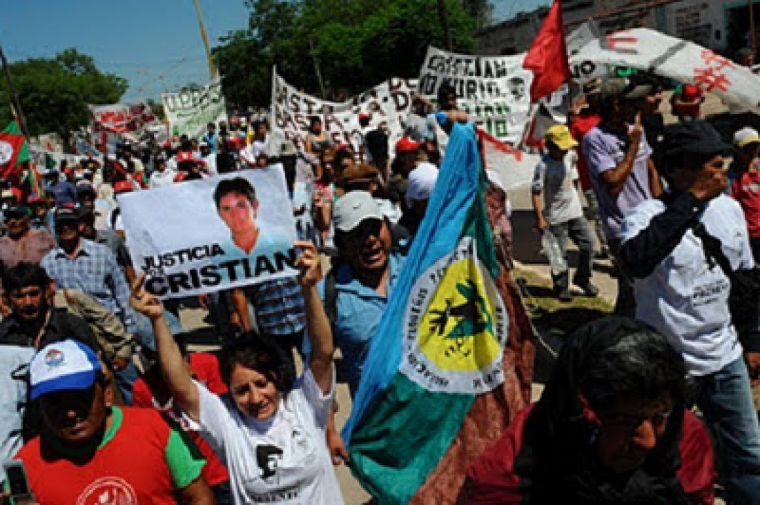 imagen Lucha campesina: el 4 de noviembre comienza el juicio por el asesinato de Cristian Ferreyra