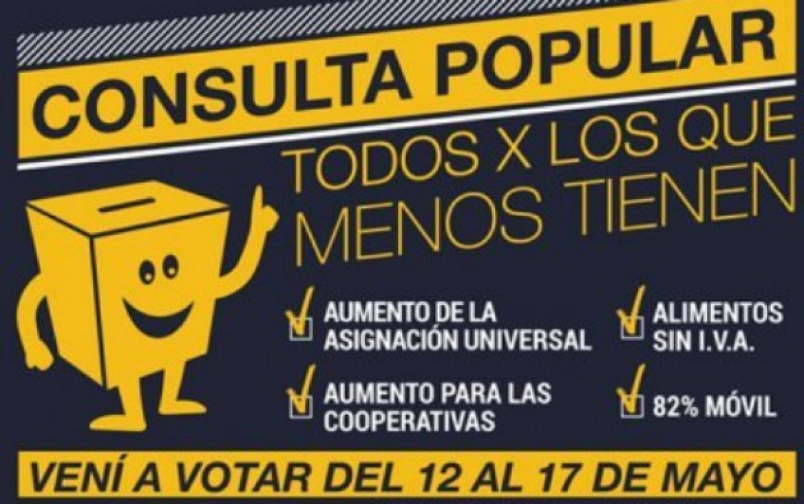 imagen Lanzamiento de la consulta popular "Todos por los menos tienen"