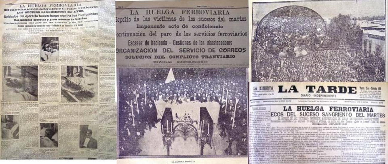 imagen Homenaje a mártires de la huelga ferroviaria de 1917 en Mendoza