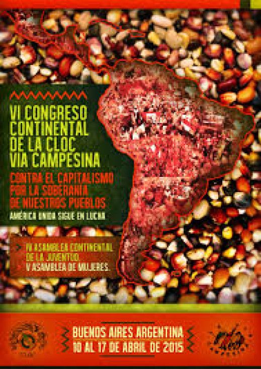 imagen Se está realizando el VI Congreso Continental organizaciones campesinas
