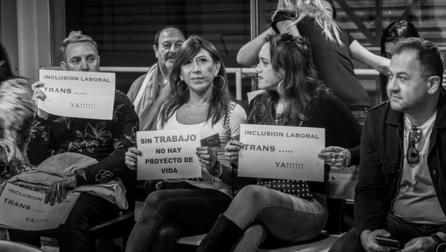 imagen Cupo Laboral trans, en nombre de Diana Sacayán y Lohana Berkins 