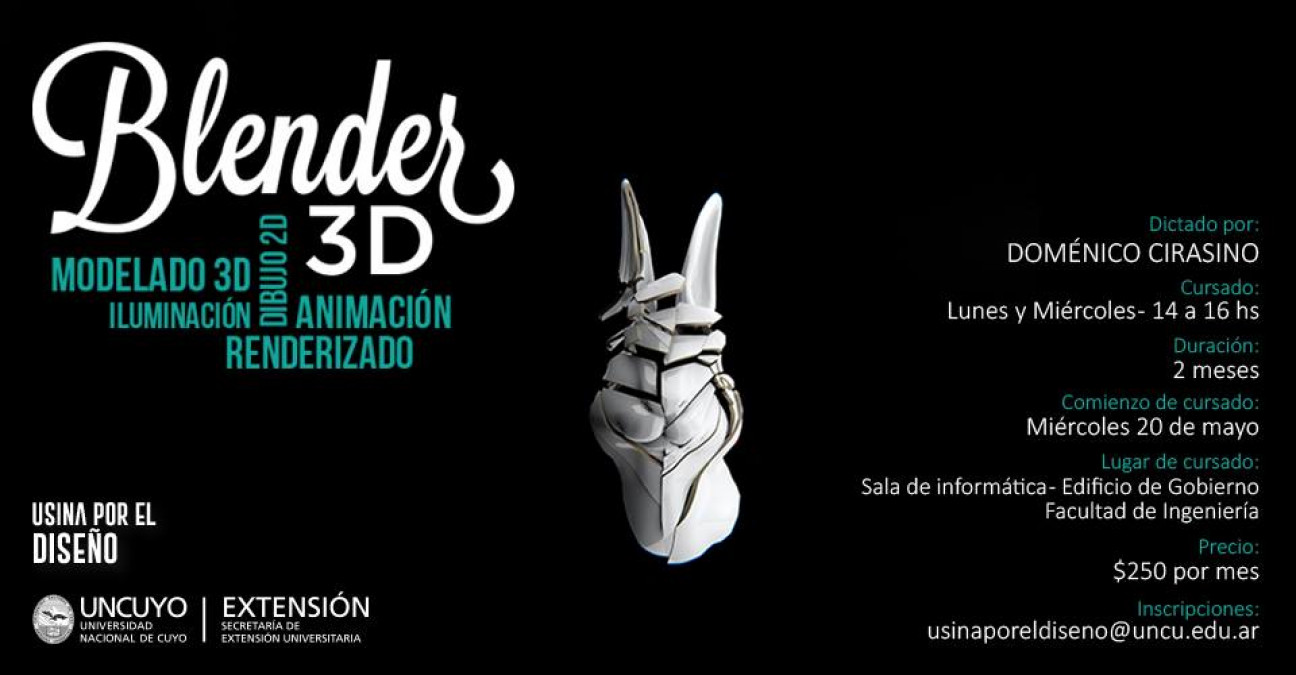 imagen CURSO DE DISEÑO Y ANIMACIÓN 3D CON BLENDER