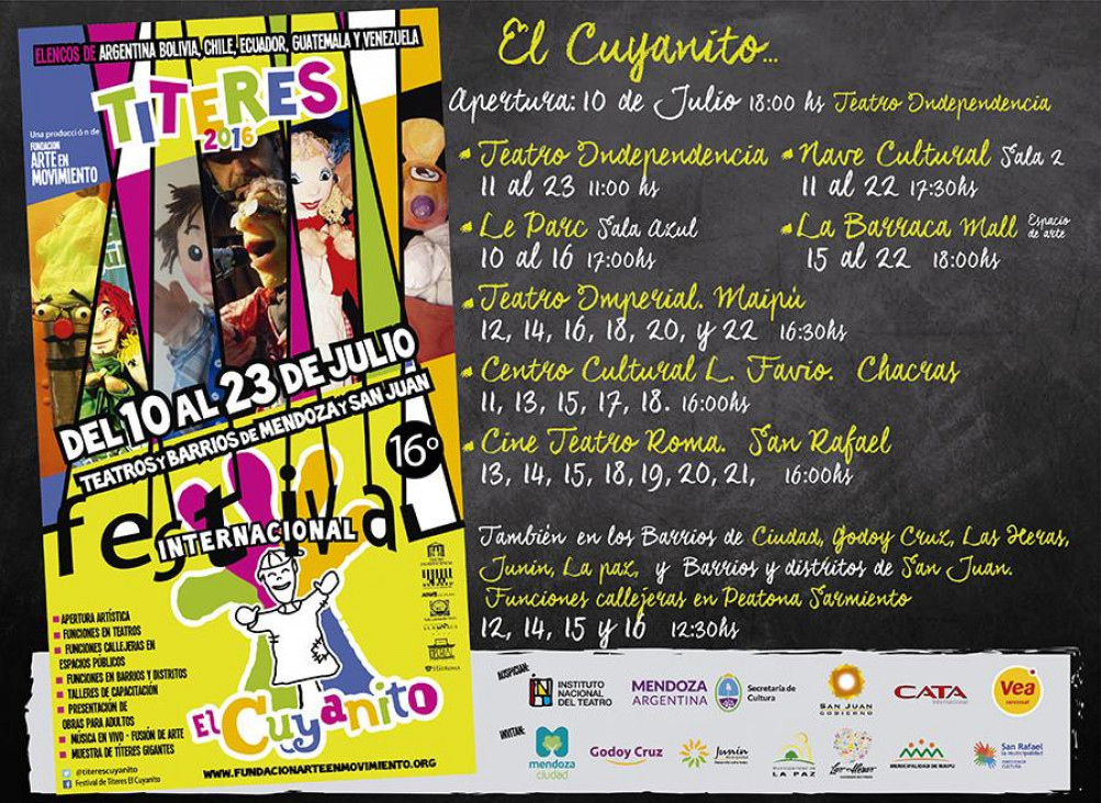 imagen Vacaciones y Títeres con "El Cuyanito"