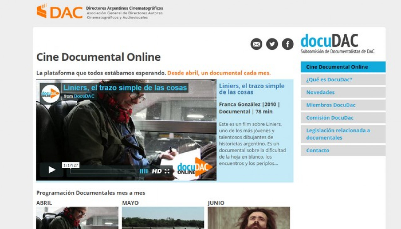 imagen Documentales gratis en una plataforma online