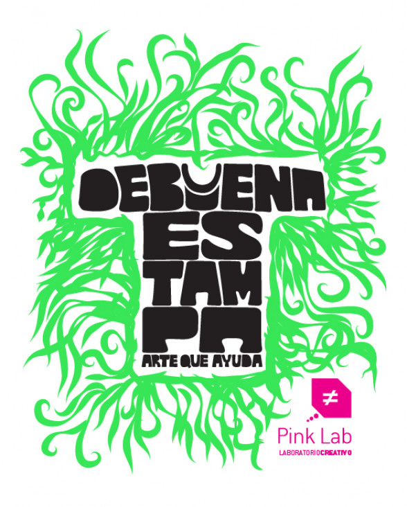imagen Cuidado con el Perro - DBUENAestampa Pink Lab - Alejandra Gomez 