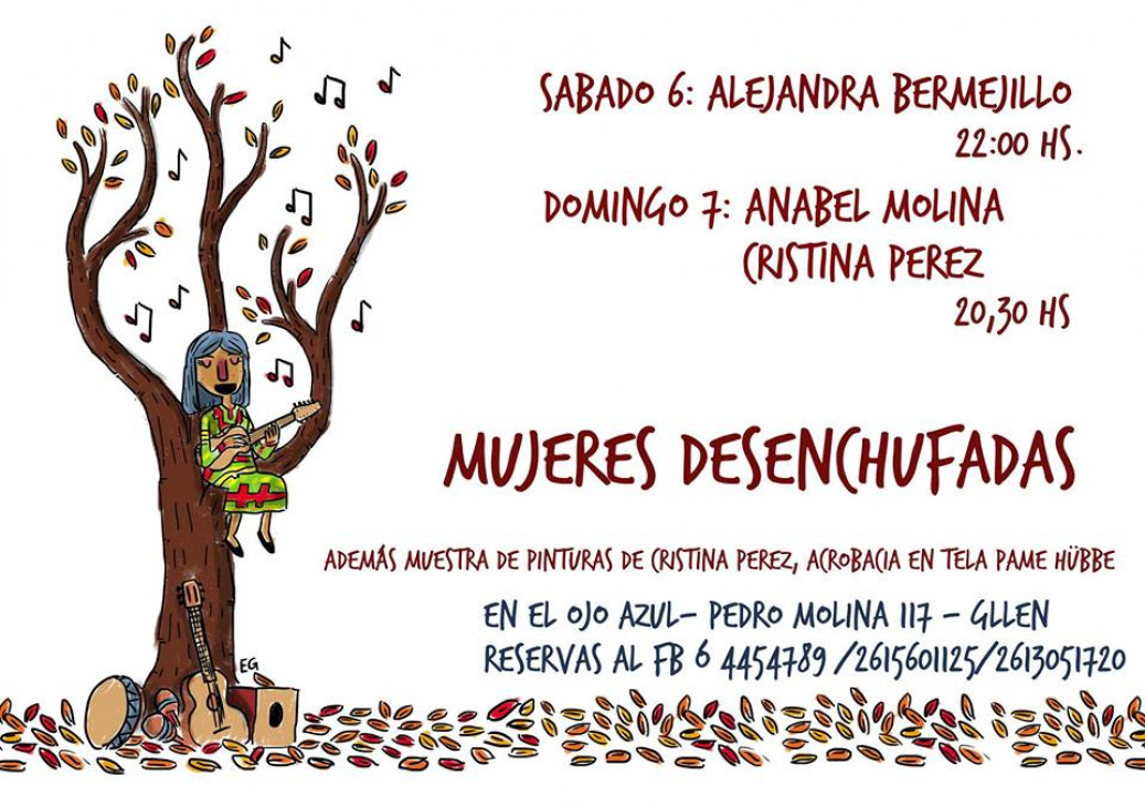 imagen Este domingo, "Mujeres Desenchufadas" en El ojo Azul
