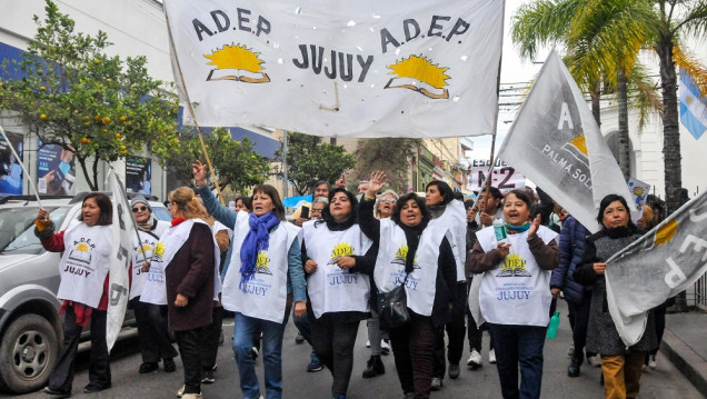 imagen Jujuy: paro docente y protestas en contra de la reforma constitucional